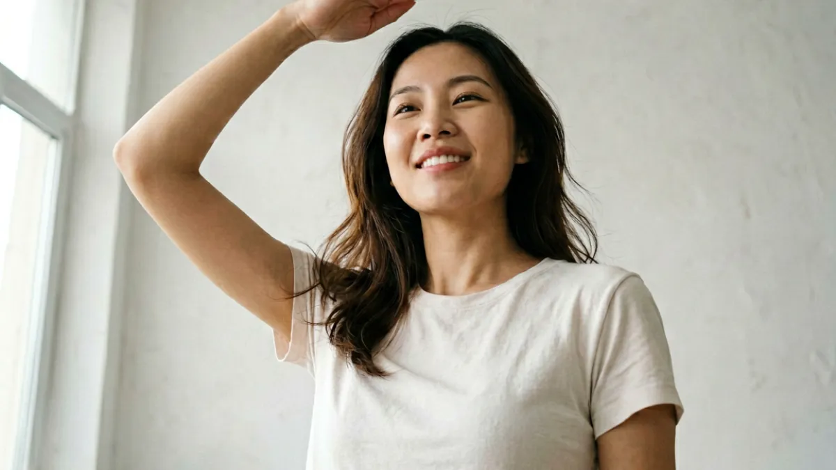 成熟女性主导视角的做爱视频画面，构图以女性主体为核心呈现